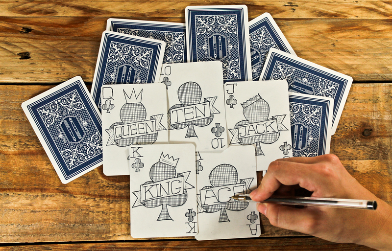 Illustration for article titled Draw Your Own Deck With These Playing Card Notebooks